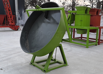 Customized disc pan pelletizer for fertilizer granules making