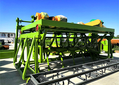 groove type organic manure compost turning equipment